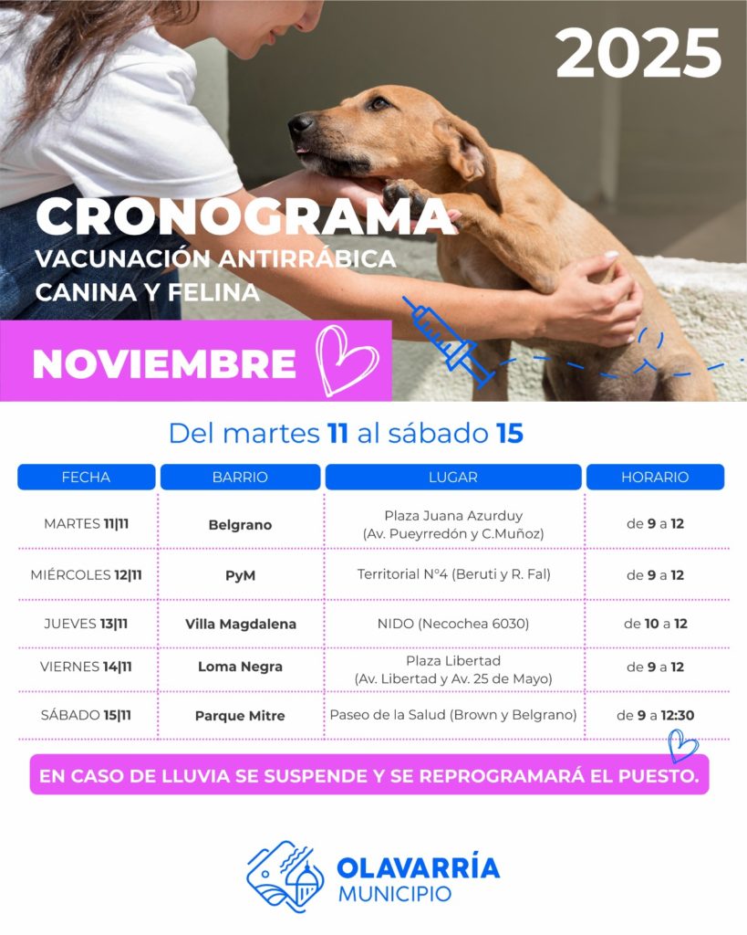 El Municipio continúa con la Campaña de Vacunación Antirrábica