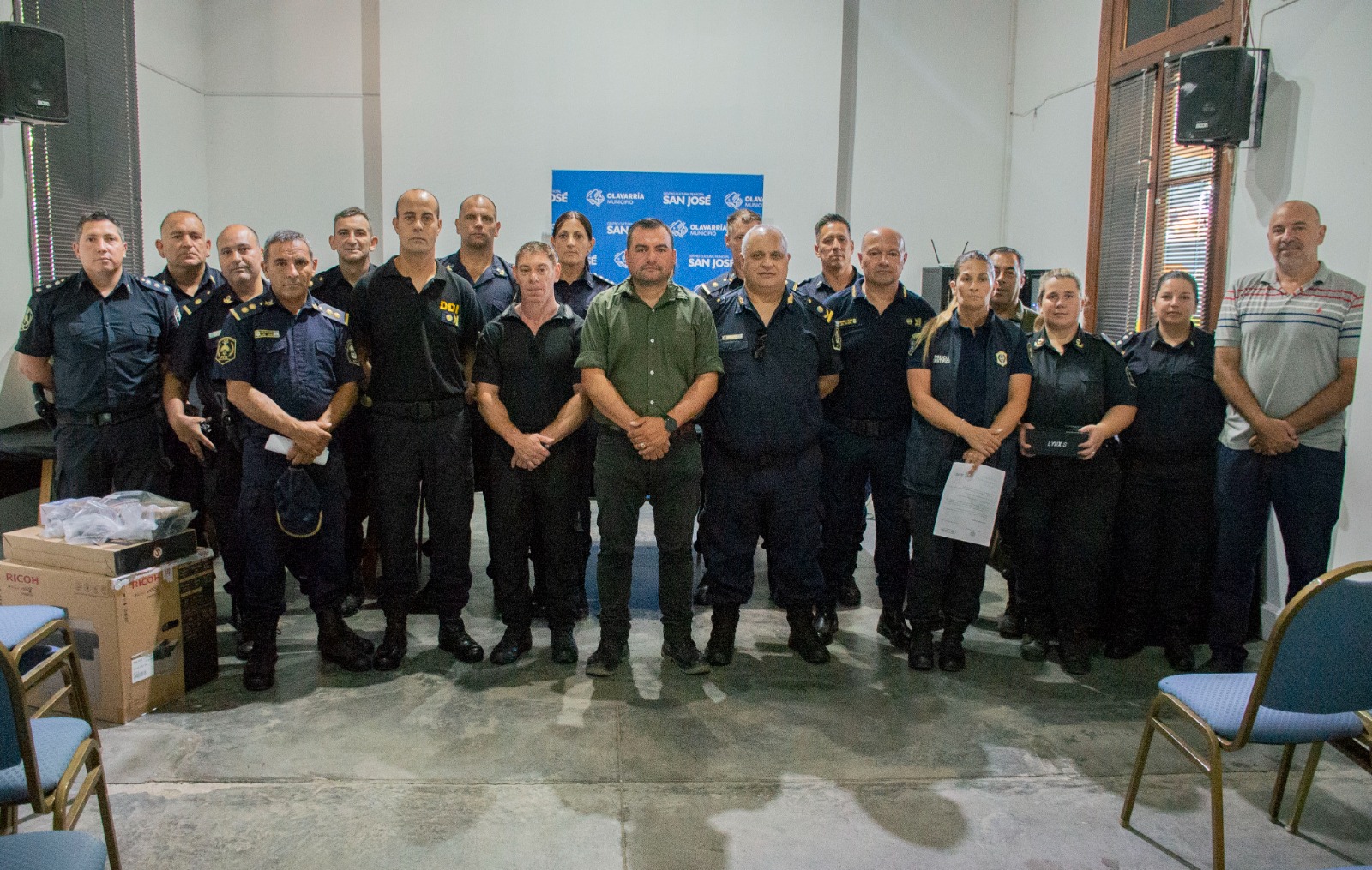 El Municipio hizo entrega de equipamiento informático a seccionales locales de la Policía de la Provincia de Buenos Aires