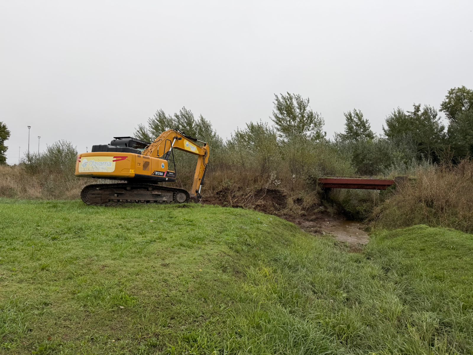 El Municipio despliega diversos trabajos para reestablecer la transitabilidad en el acceso a Recalde