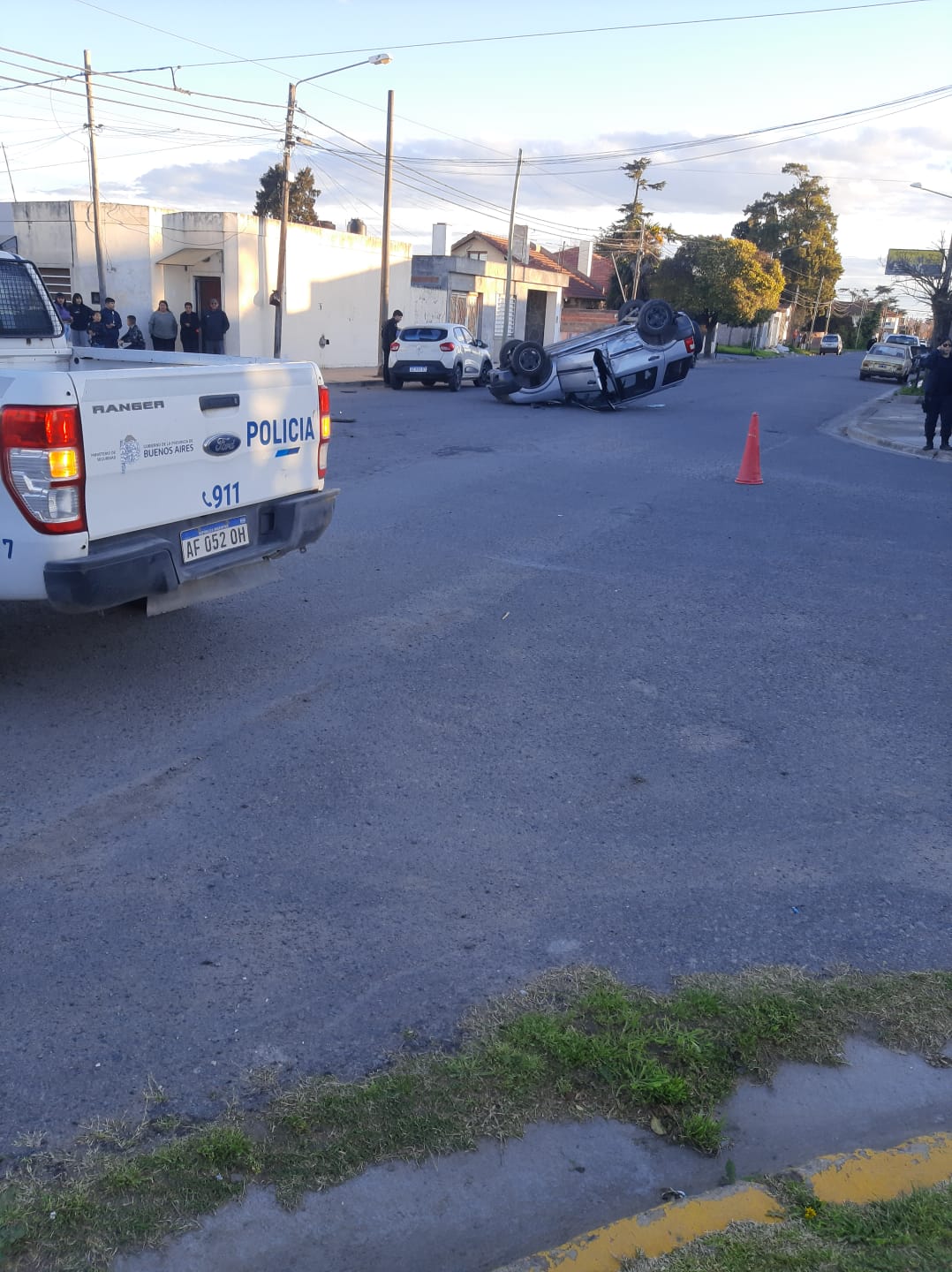 🚨 Choque y vuelco en Independencia y Rufino Fal