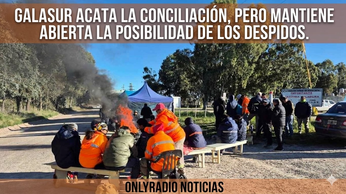 Galasur acata la conciliación, pero mantiene abierta la posibilidad de los despidos
