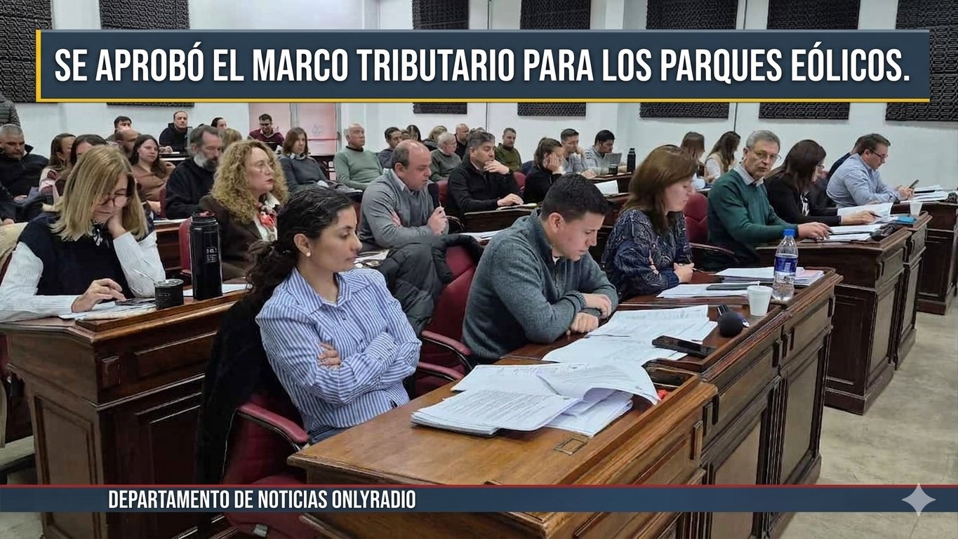 🏛️ SE APROBÓ EL MARCO TRIBUTARIO PARA LOS PARQUES EÓLICOS