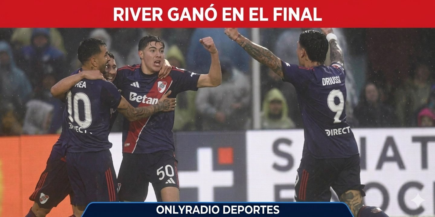 ⚽ RIVER GANÓ EN EL FINAL Y SE TRAJO TRES PUNTOS DE TUCUMÁN