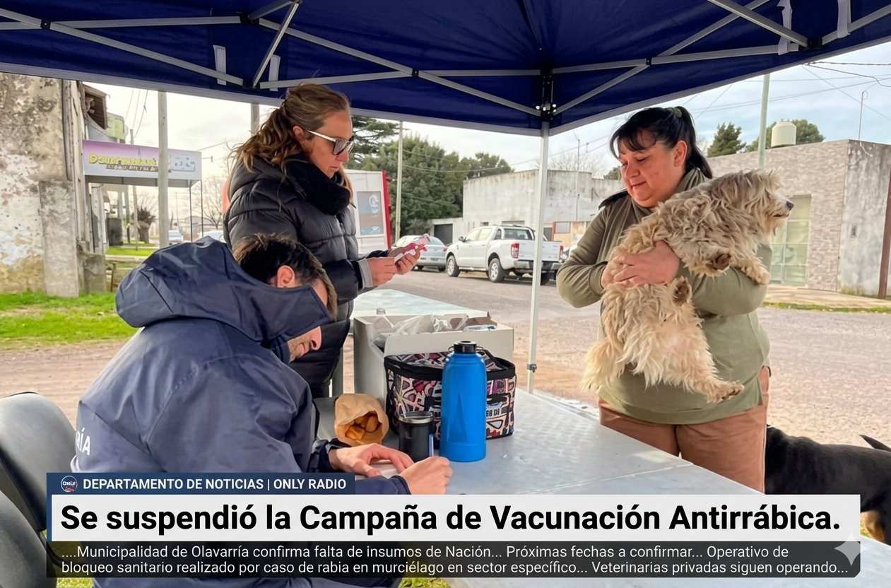 SUSPENDIERON LA CAMPAÑA DE VACUNACIÓN ANTIRRÁBICA POR FALTA DE INSUMOS