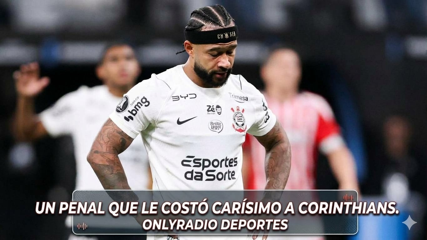 EL KARMA DE DEPAY: UN PENAL QUE LE COSTÓ CARÍSIMO A CORINTHIANS.