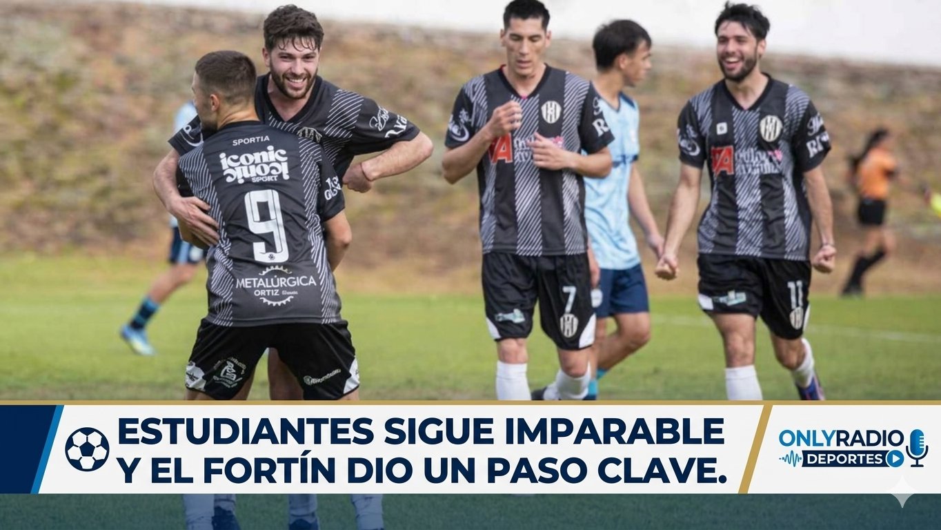 ⚽ ESTUDIANTES SIGUE IMPARABLE Y EL FORTÍN DIO UN PASO CLAVE