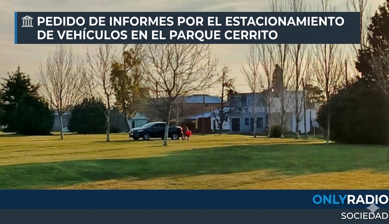 🏛️ PEDIDO DE INFORMES POR EL ESTACIONAMIENTO DE VEHÍCULOS EN EL PARQUE CERRITO