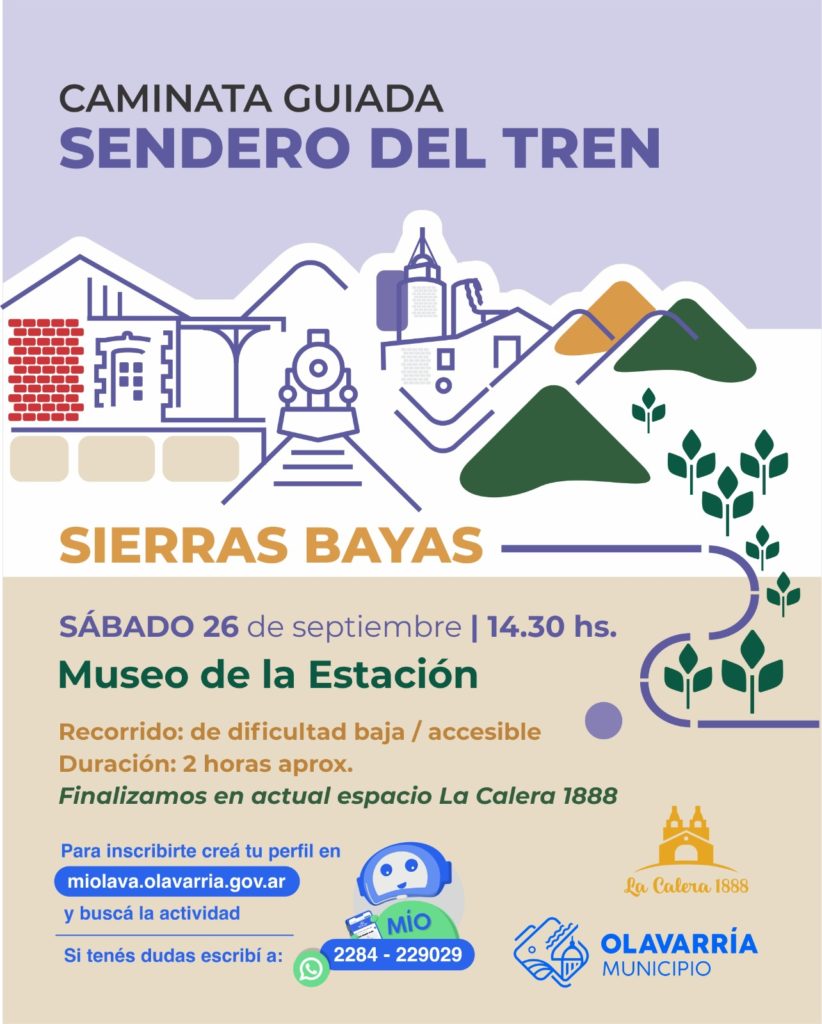 SENDEROS DE HISTORIA: ESTE SÁBADO, NUEVO PASEO GUIADO EN SIERRAS BAYAS.
