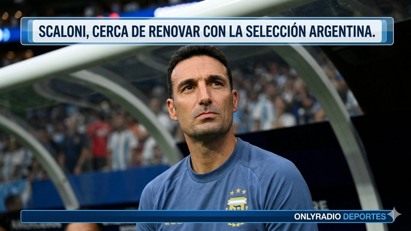 SCALONI, CERCA DE RENOVAR CON LA SELECCIÓN ARGENTINA.