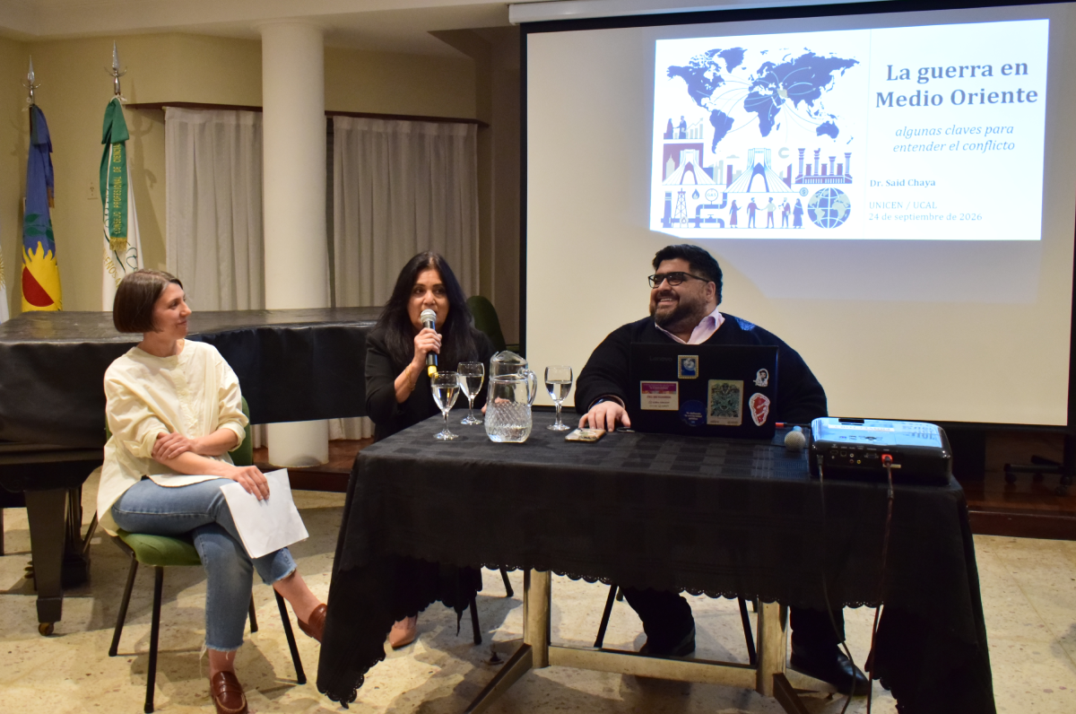 IMPORTANTE CONVOCATORIA EN LA CHARLA SOBRE LA GUERRA EN MEDIO ORIENTE.