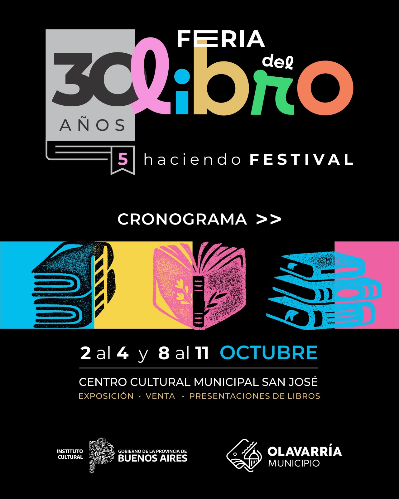 OLAVARRÍA VIVE LA 30ª FERIA Y 5º FESTIVAL DEL LIBRO.