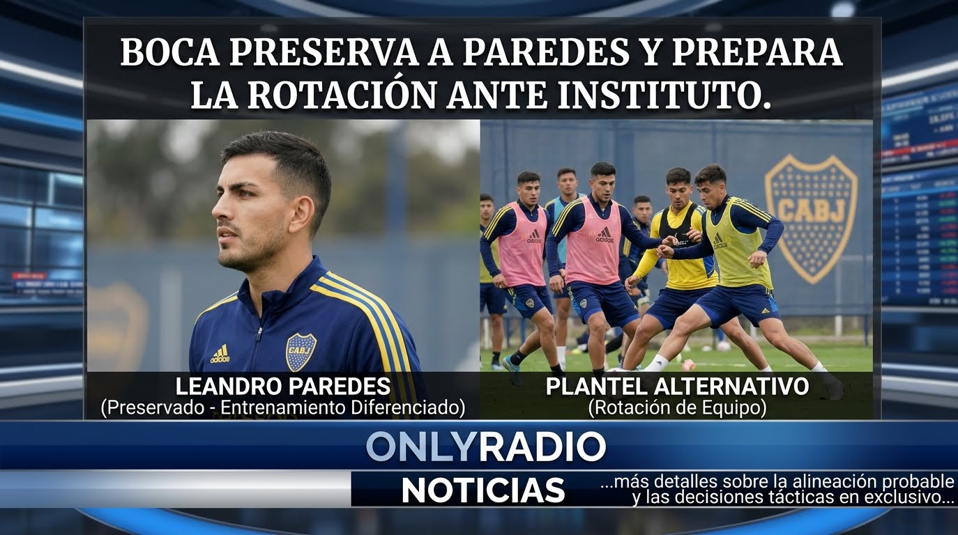 BOCA PRESERVA A PAREDES Y PREPARA LA ROTACIÓN ANTE INSTITUTO.