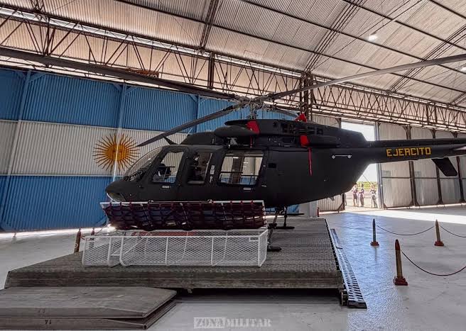 EL EJÉRCITO ARGENTINO INCORPORÓ SU TERCER HELICÓPTERO BELL 407 GXI.