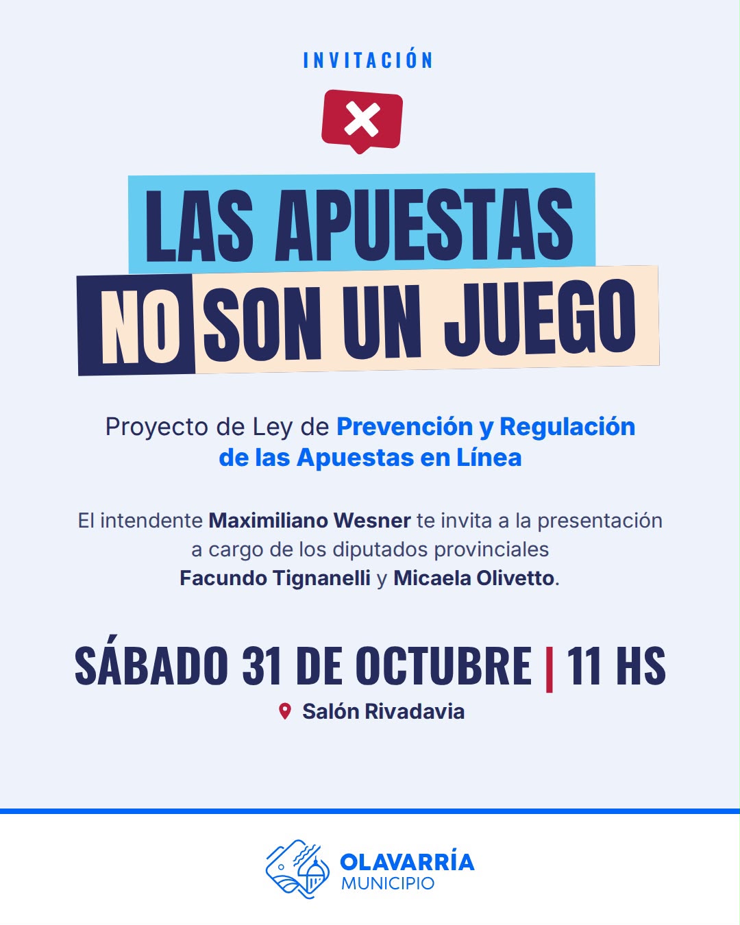 PRESENTARÁN UN PROYECTO DE LEY PARA PREVENIR Y REGULAR LAS APUESTAS EN LÍNEA.